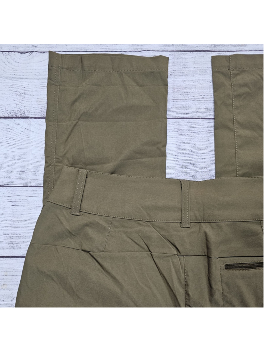 NWT North Face sz 8 short olive green quick dry hiking pants - Picture 6 of 9